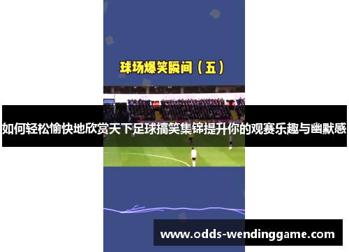 如何轻松愉快地欣赏天下足球搞笑集锦提升你的观赛乐趣与幽默感